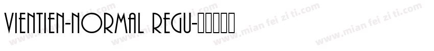 Vientien-Normal Regu字体转换